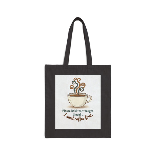 Coffee Cup Illustration Tote | coffee lover, tea time, caffeine crew