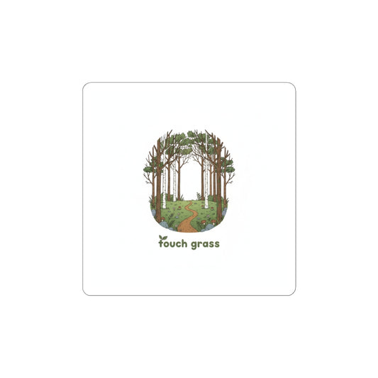 Forest Path Sticker | goblincore art, mushroom aesthetic
