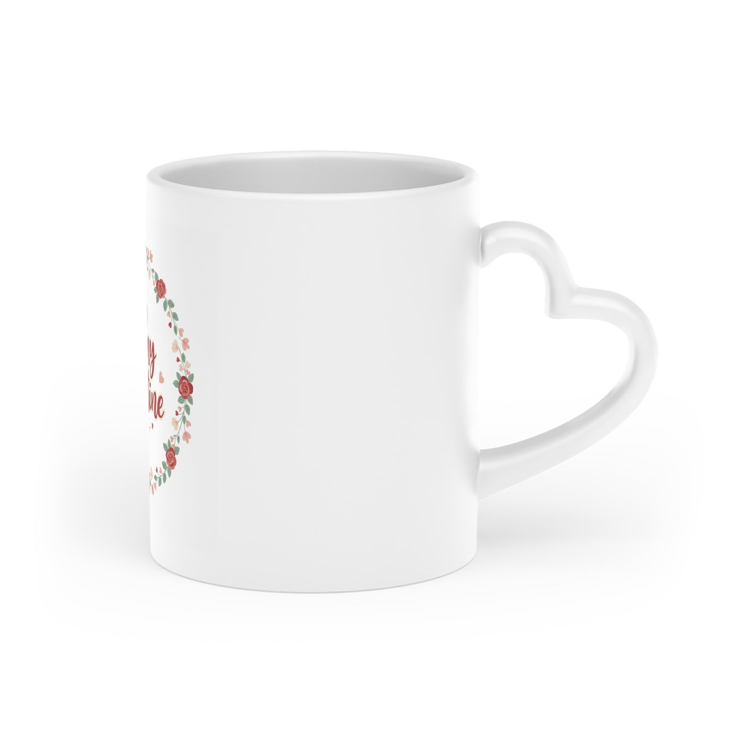 Valentine Floral "Be My Valentine" Mug