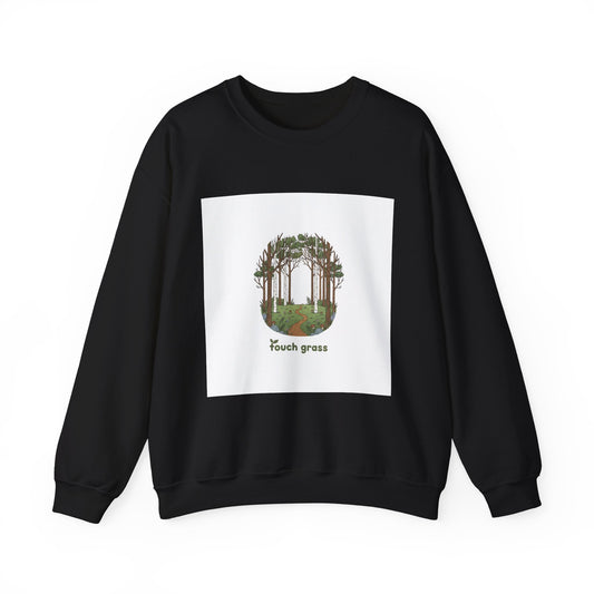 Mushroom Forest Illustration Sweatshirt | goblincore, cottagecore aesthetic