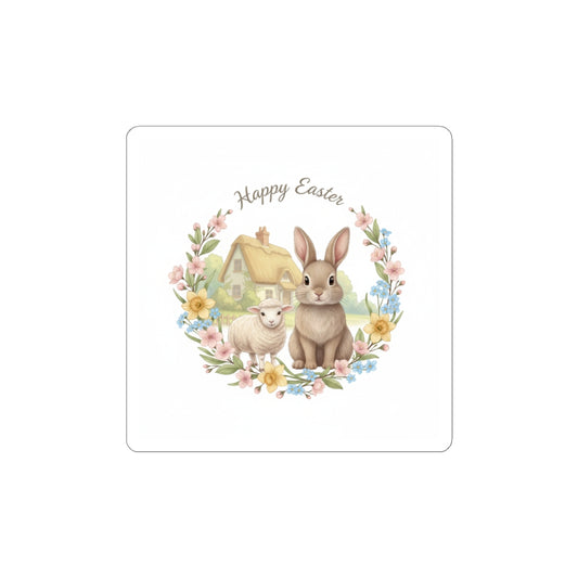 cottagecore winter floral sticker | rustic botanical decal