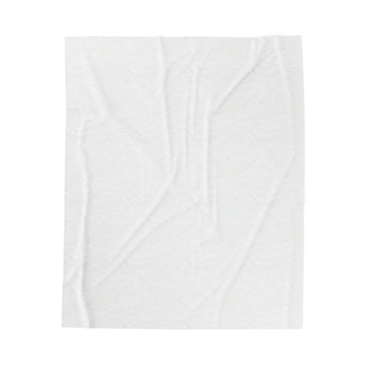 Valentine Conversation Heart Plush Blanket — 'Kiss, Be Mine, XOXO, True, Hugs' Cozy Throw