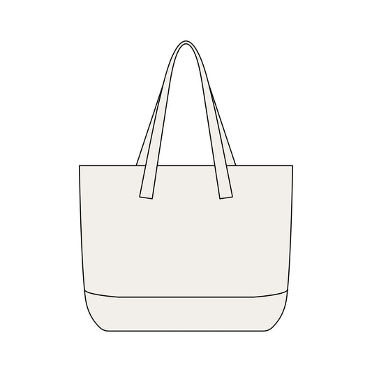 Not all that Wander are Lost--Zippered Canvas Tote