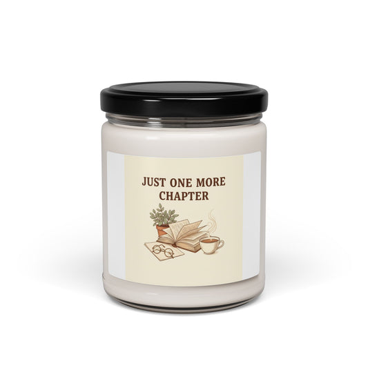 Just One More Chapter Candle, Soy Booklover Candle | Reading Aesthetic, Bibliophile