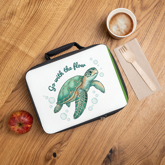 Sea Turtle Lunch Bag – "Go With the Flow" Insulated Kids Lunchbox