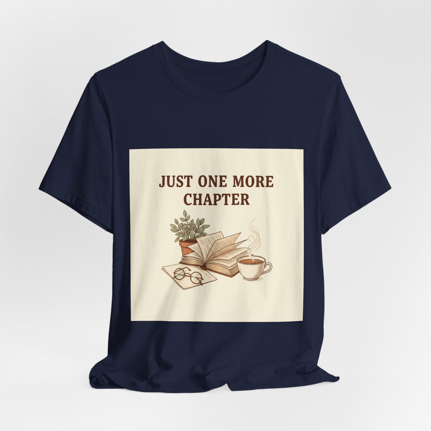 Just One More Chapter T-Shirt | Booklover Shirt, Reading Aesthetic
