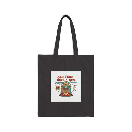 Retro Diner Jukebox Tote | Vintage Americana, Route-Inspired Neon