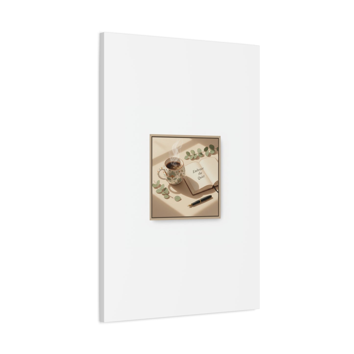 embrace the quiet canvas | morning routine art, sunrise decor