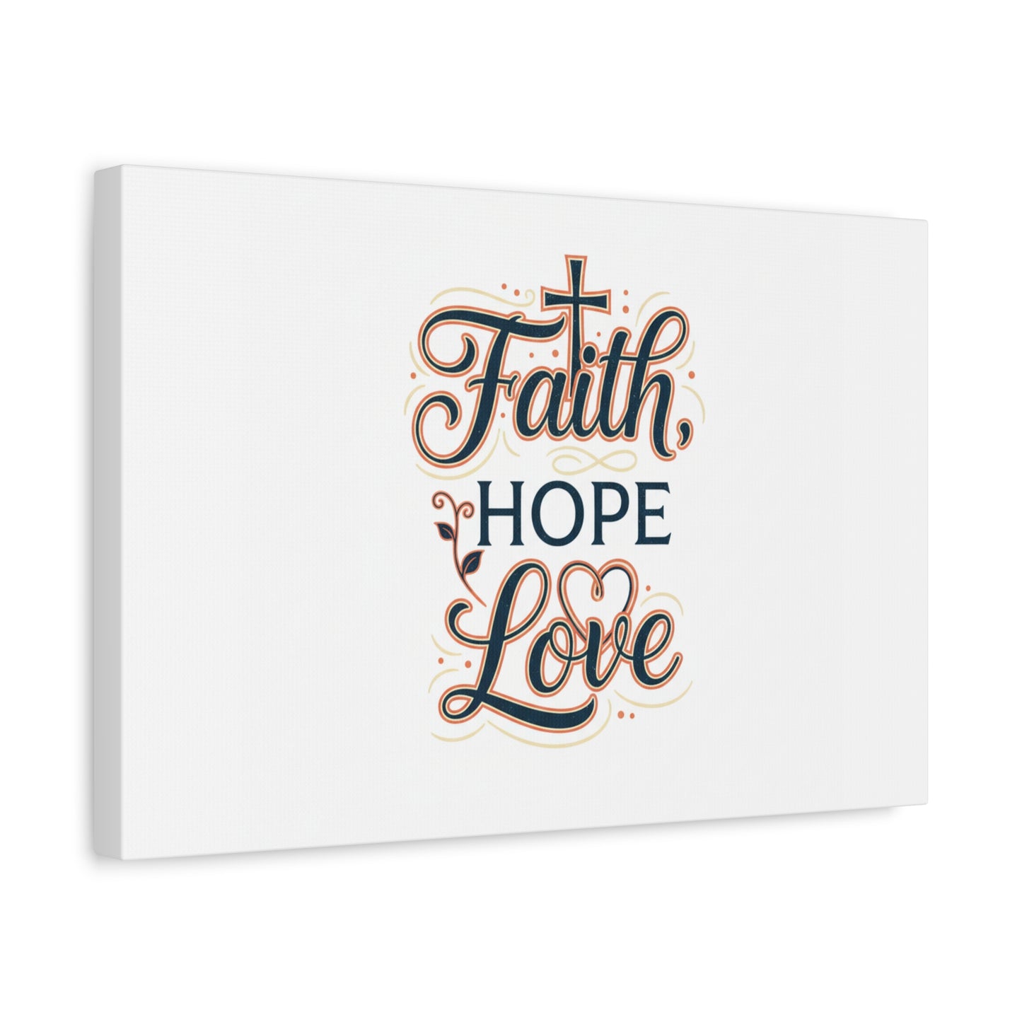 Faith Hope Love canvas, wall art