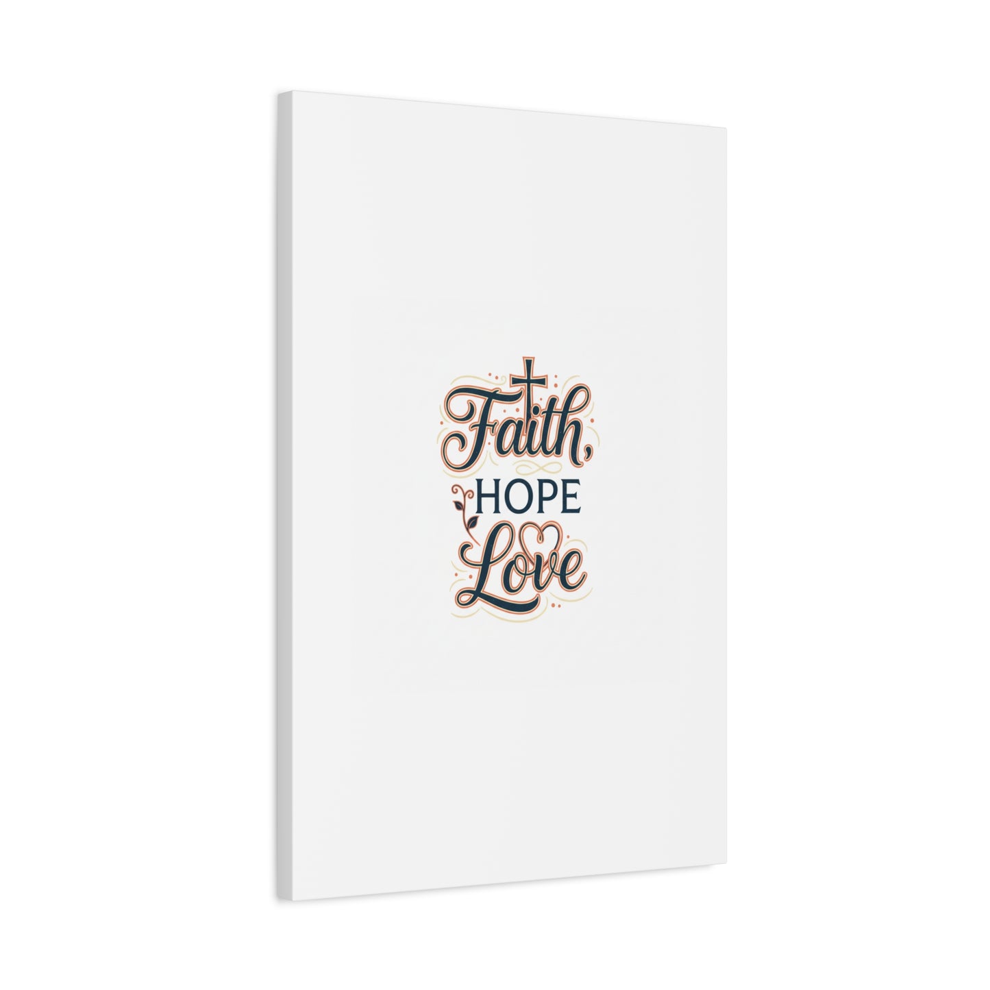 Faith Hope Love canvas, wall art