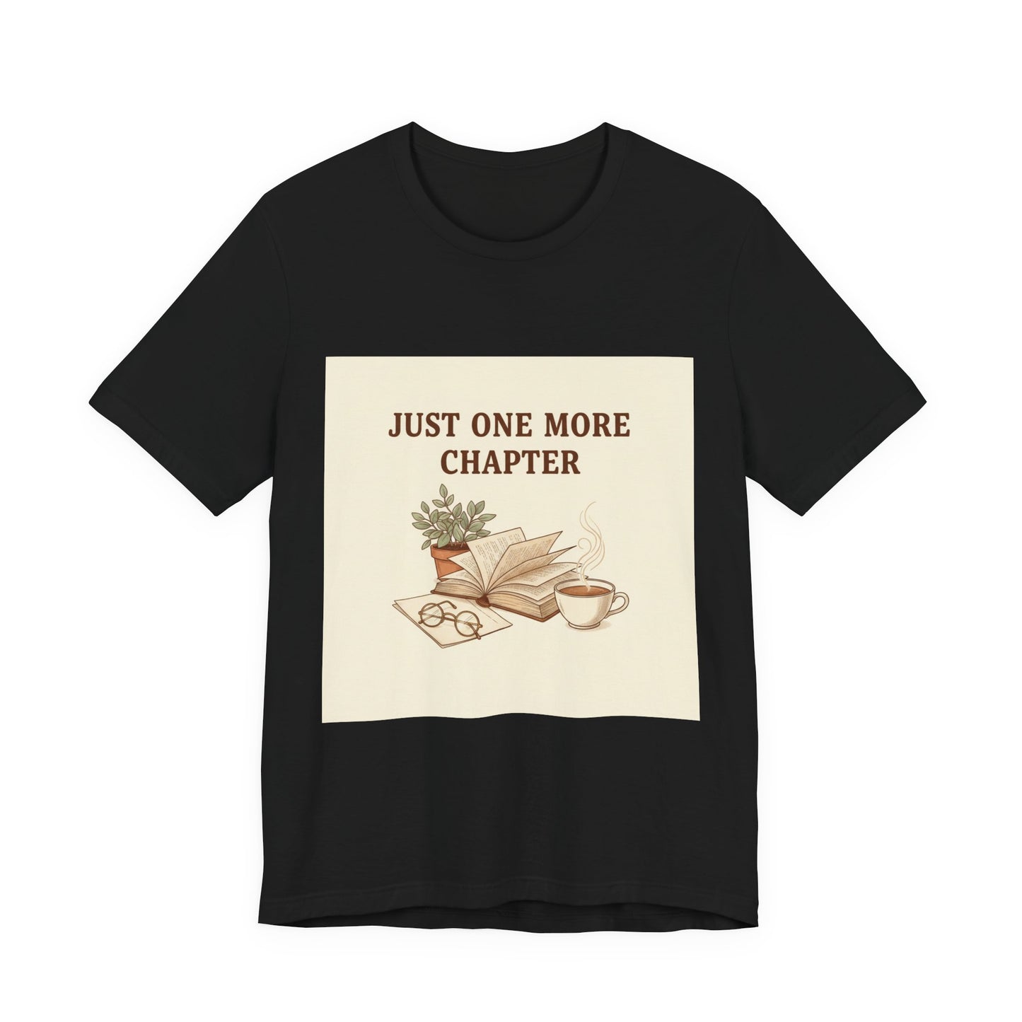 Just One More Chapter T-Shirt | Booklover Shirt, Reading Aesthetic