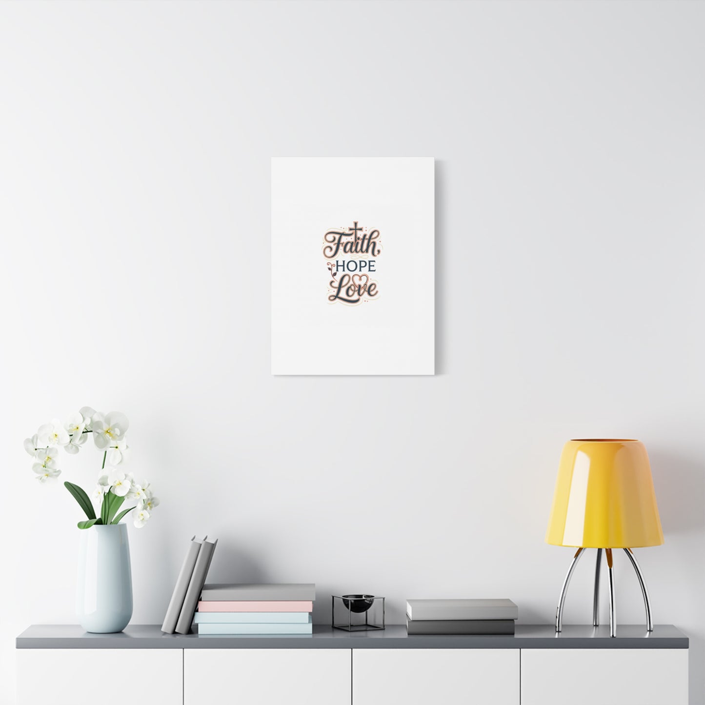 Faith Hope Love canvas, wall art