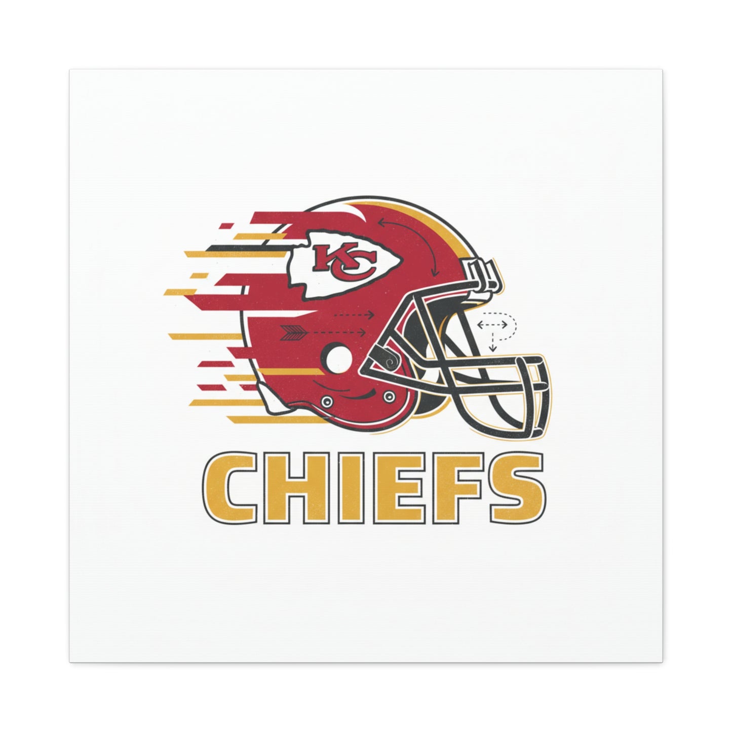 KC Chiefs Canvas  Wall Art