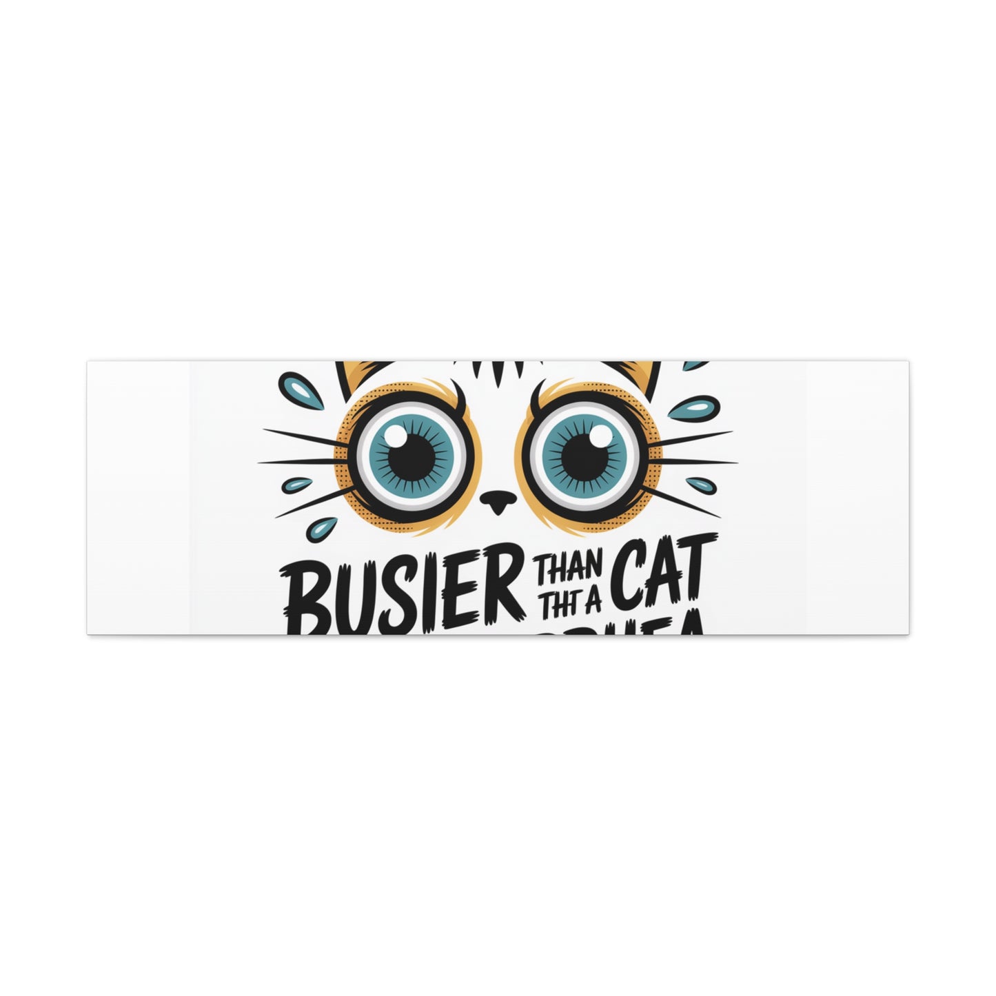 Humorous Cat  Canvas Wall Art