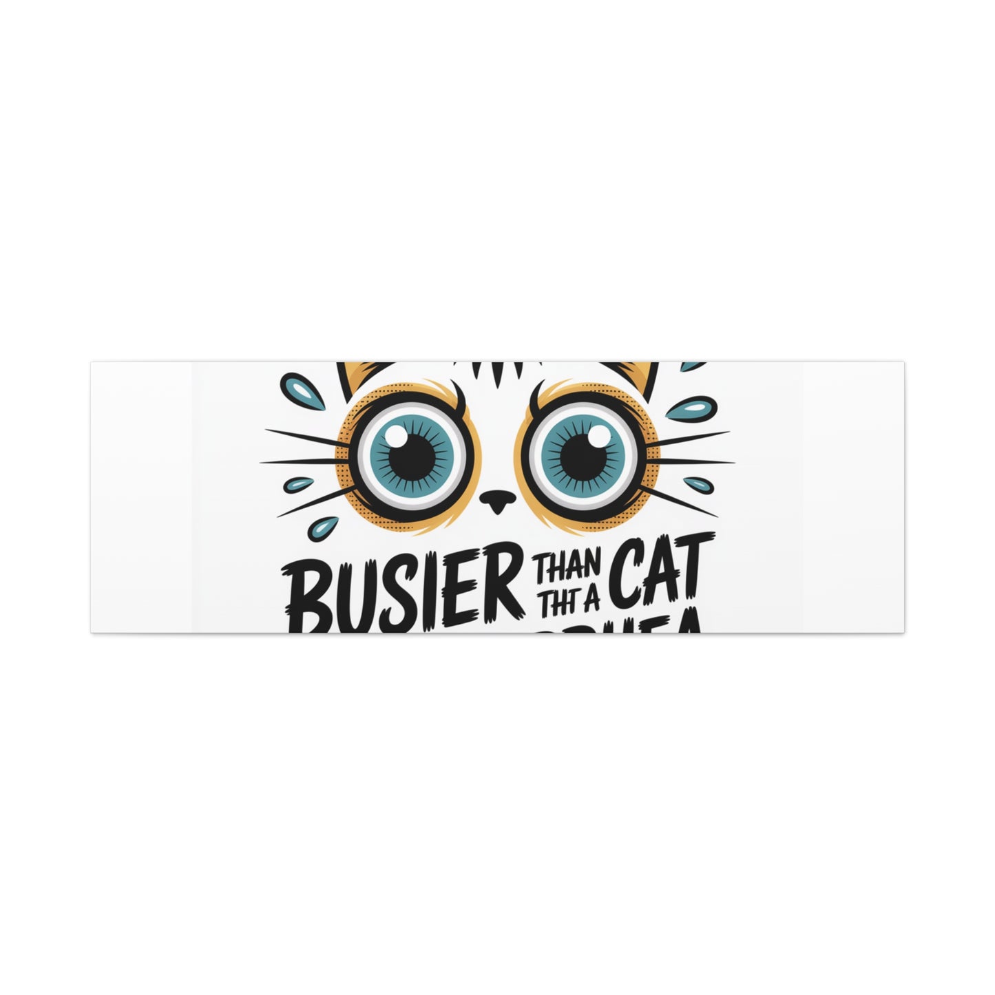 Humorous Cat  Canvas Wall Art