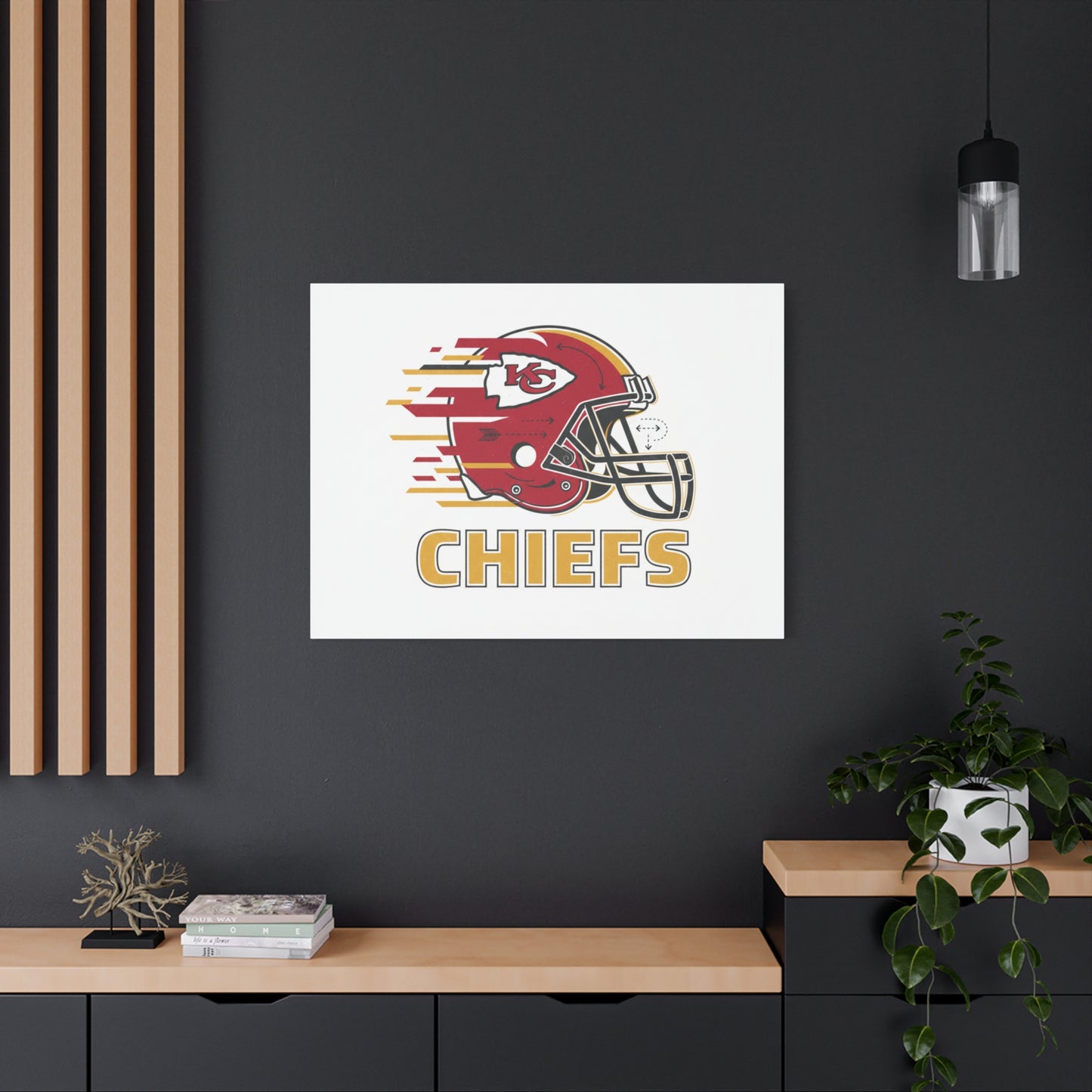 KC Chiefs Canvas  Wall Art