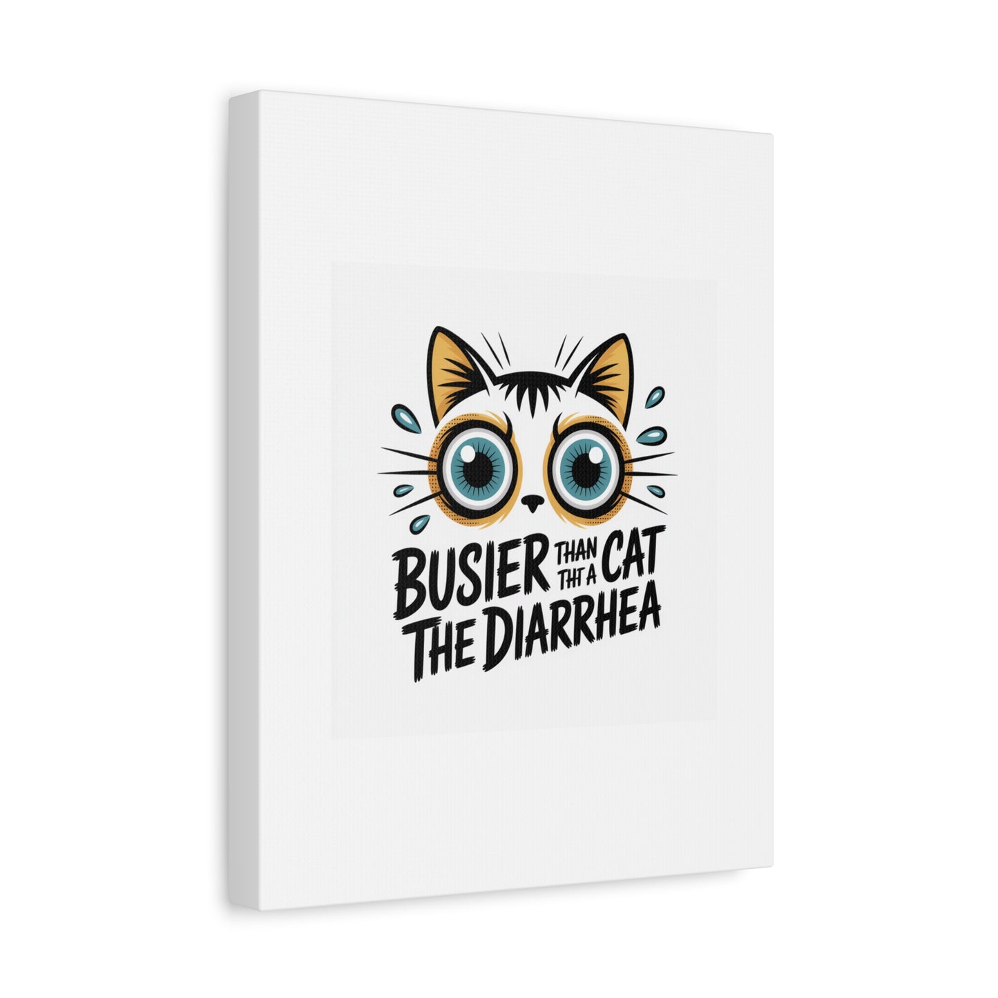 Humorous Cat  Canvas Wall Art