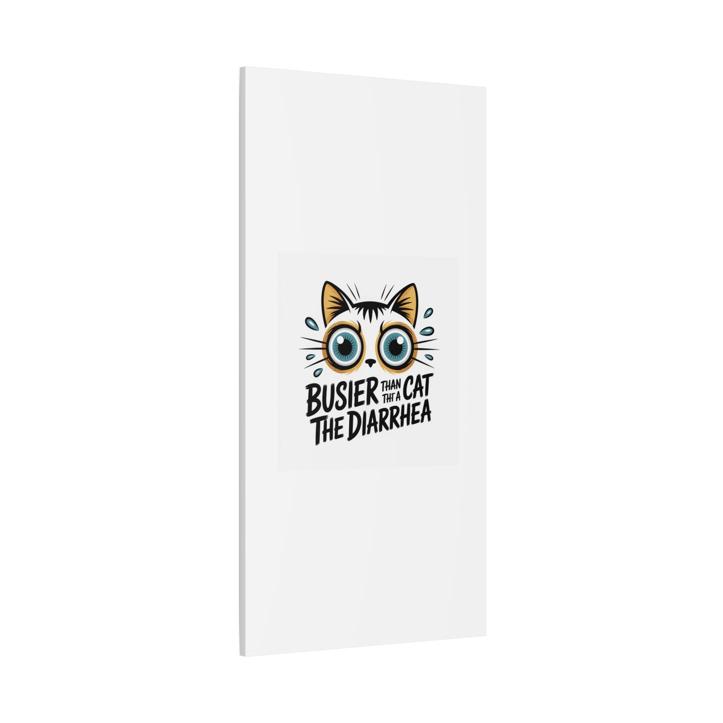 Humorous Cat  Canvas Wall Art