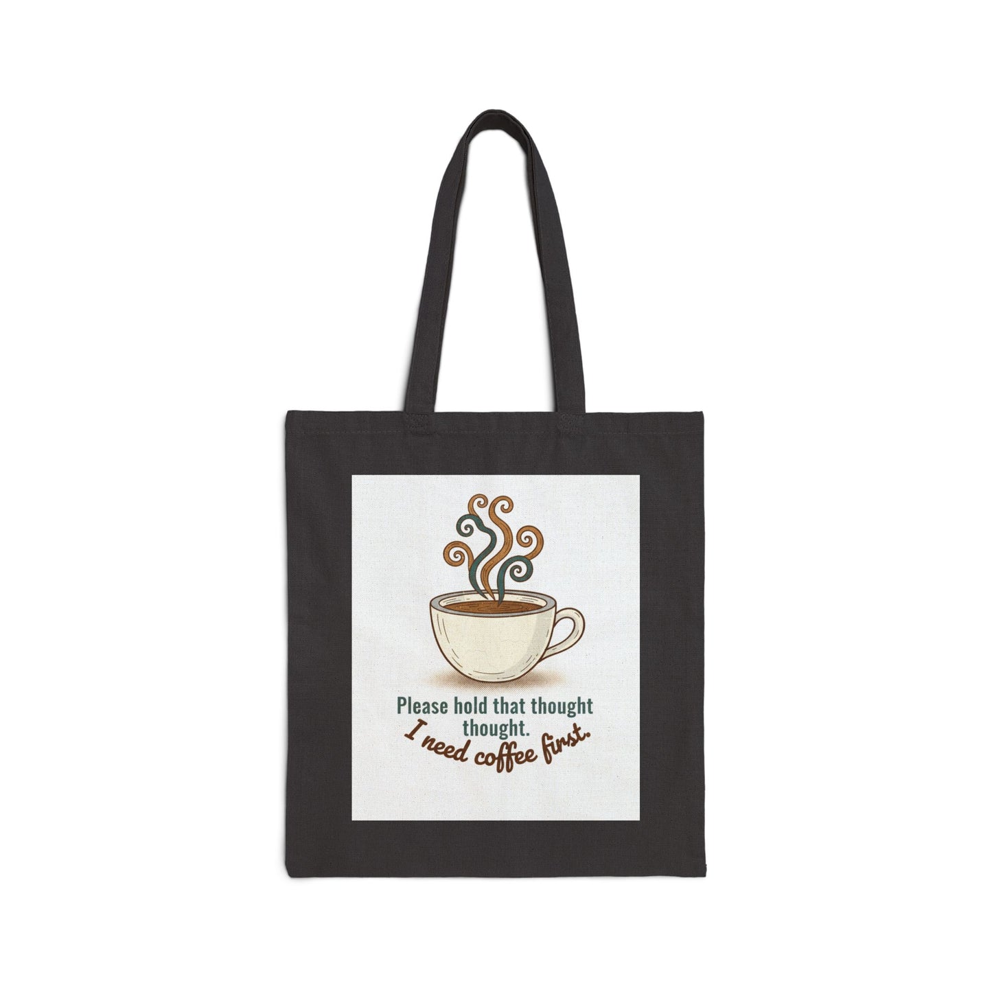 Coffee Cup Illustration Tote | coffee lover, tea time, caffeine crew