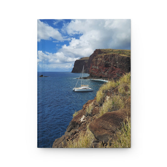 Hawaii Coastal and sunset--- Hardcover Journal