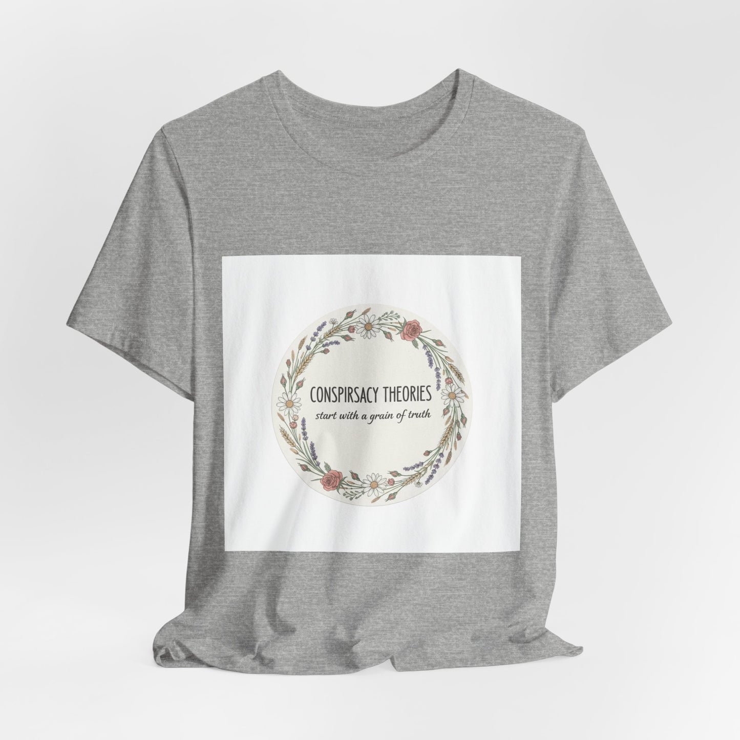 Conspiracy Theories Wreath Tee