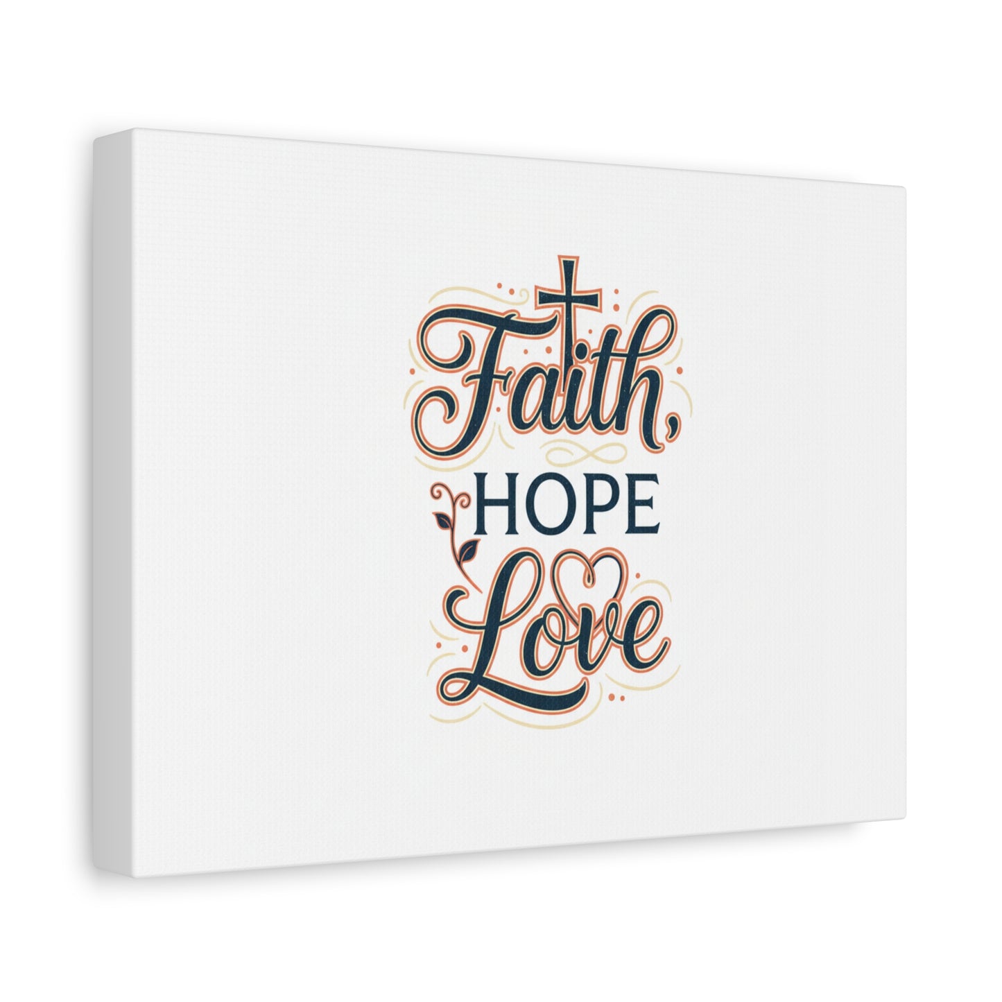 Faith Hope Love canvas, wall art