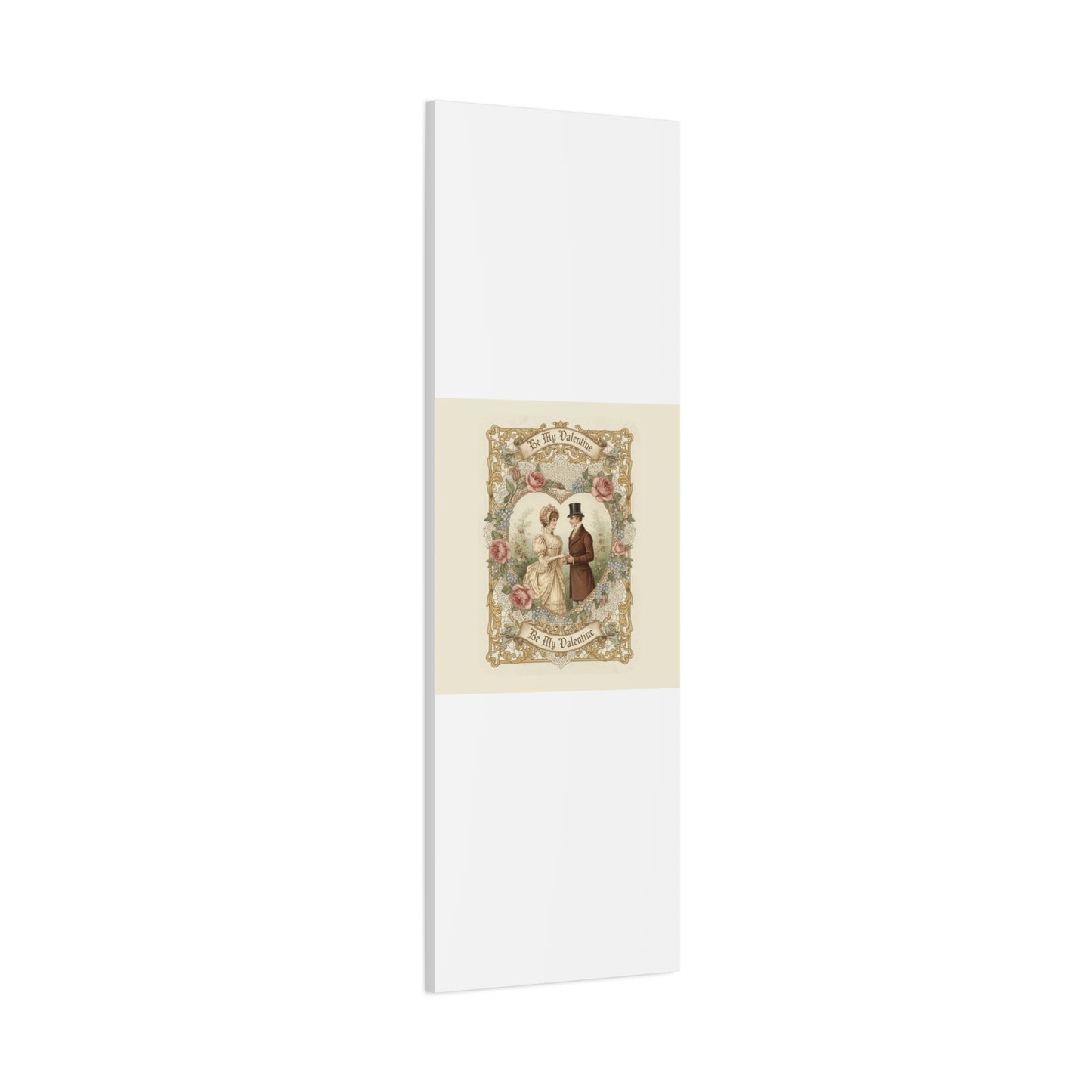 Victorian Valentine Print Canvas | Retro Americana, Vintage Romance