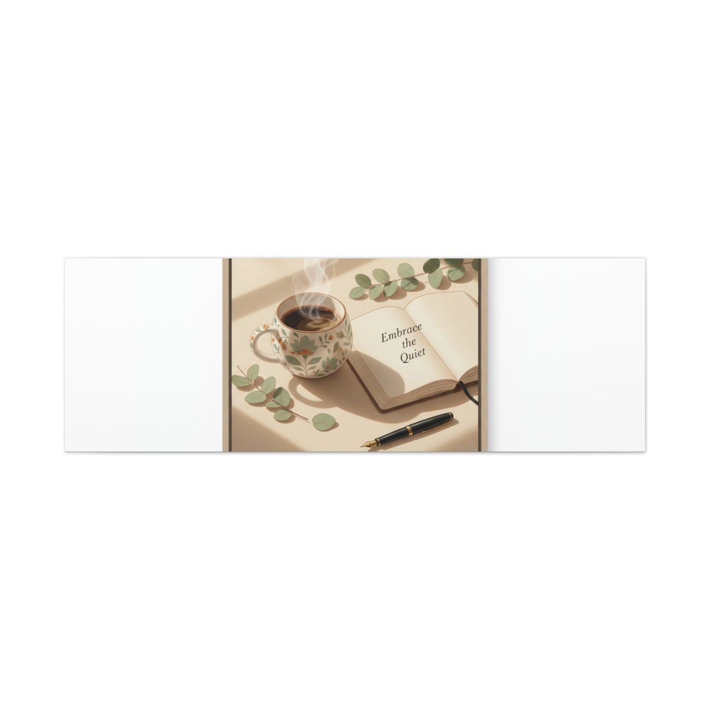 embrace the quiet canvas | morning routine art, sunrise decor