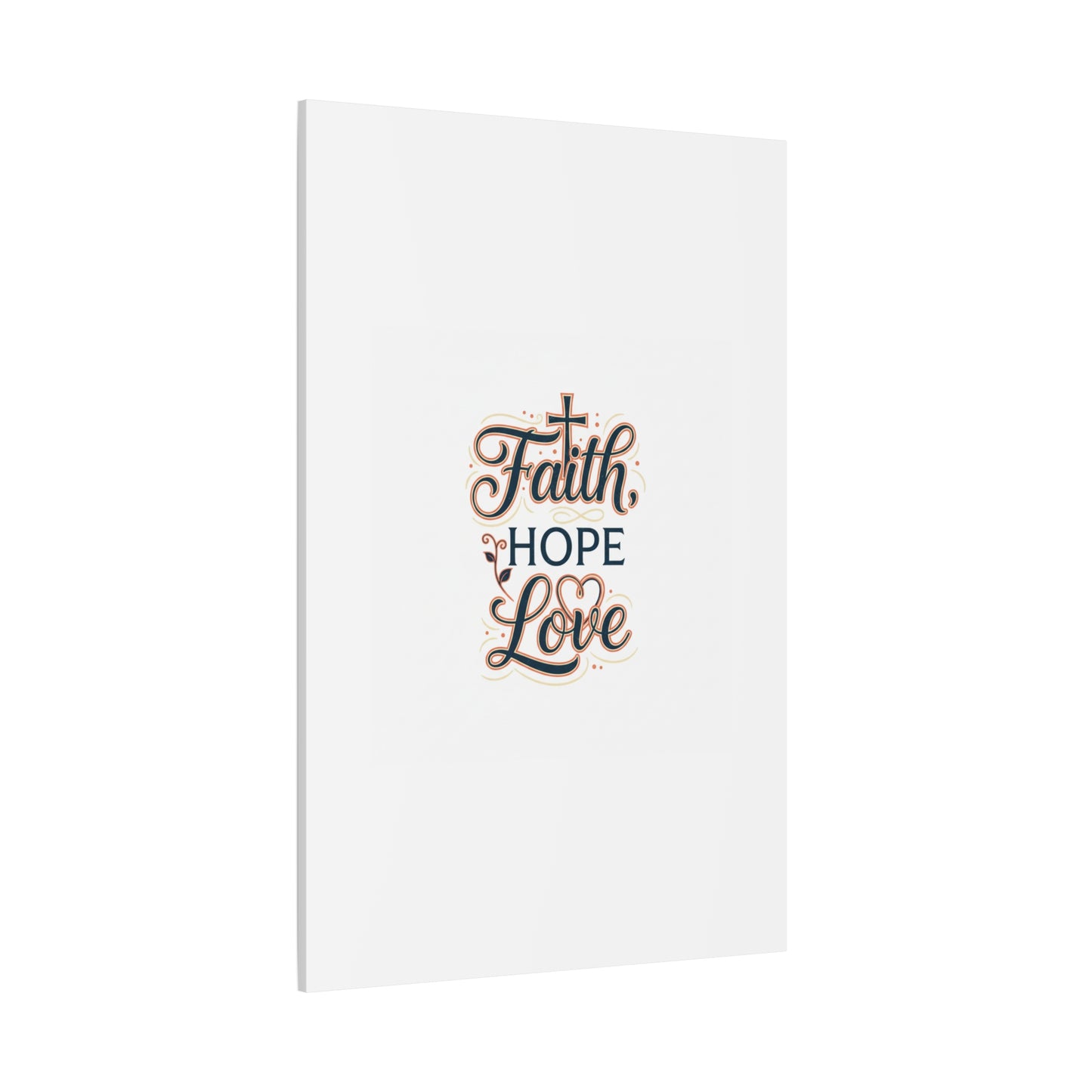 Faith Hope Love canvas, wall art