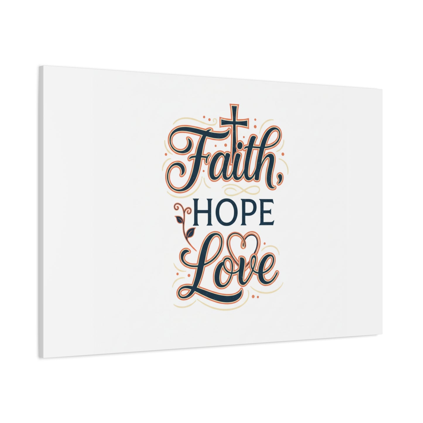 Faith Hope Love canvas, wall art