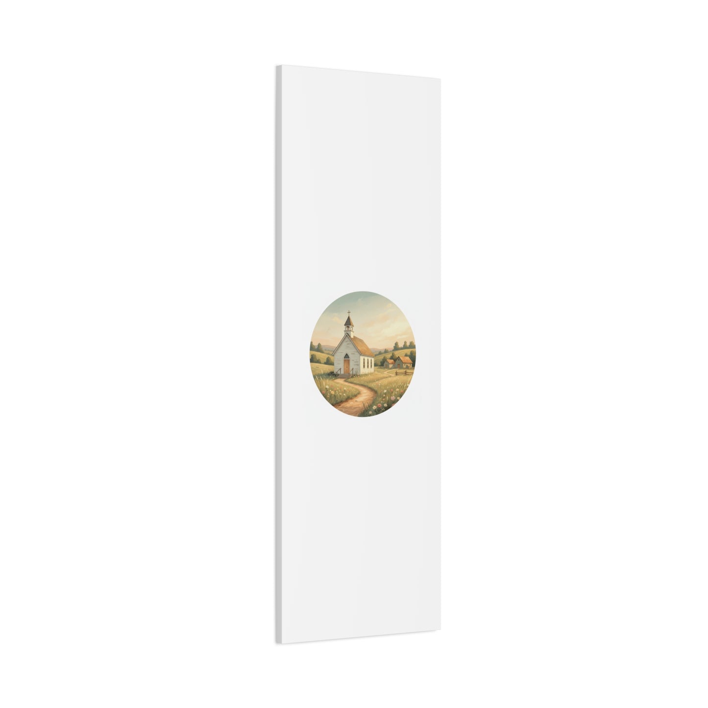 Country Church Matte Canvas, Stretched, 1.25"