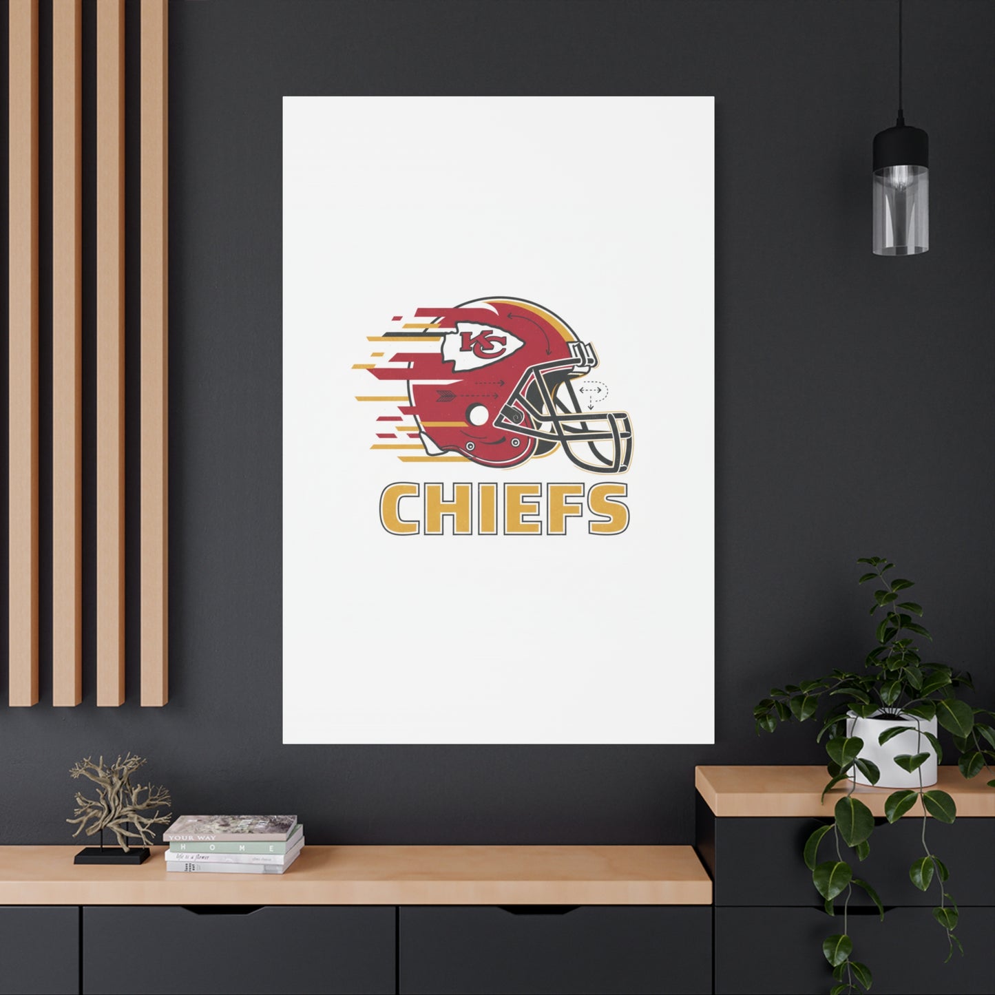 KC Chiefs Canvas  Wall Art