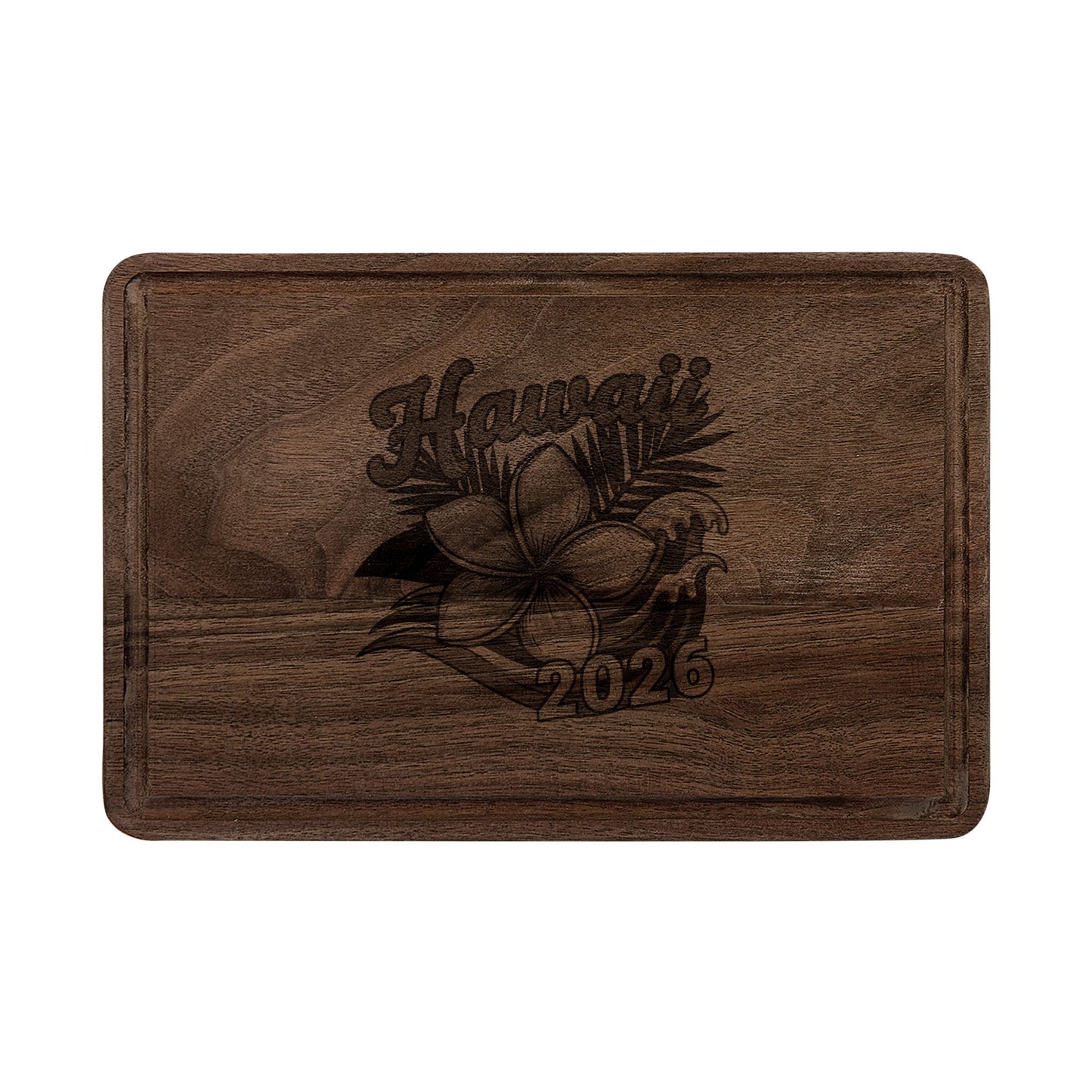 Hawaii 2026 Engraved Wooden Cutting Board