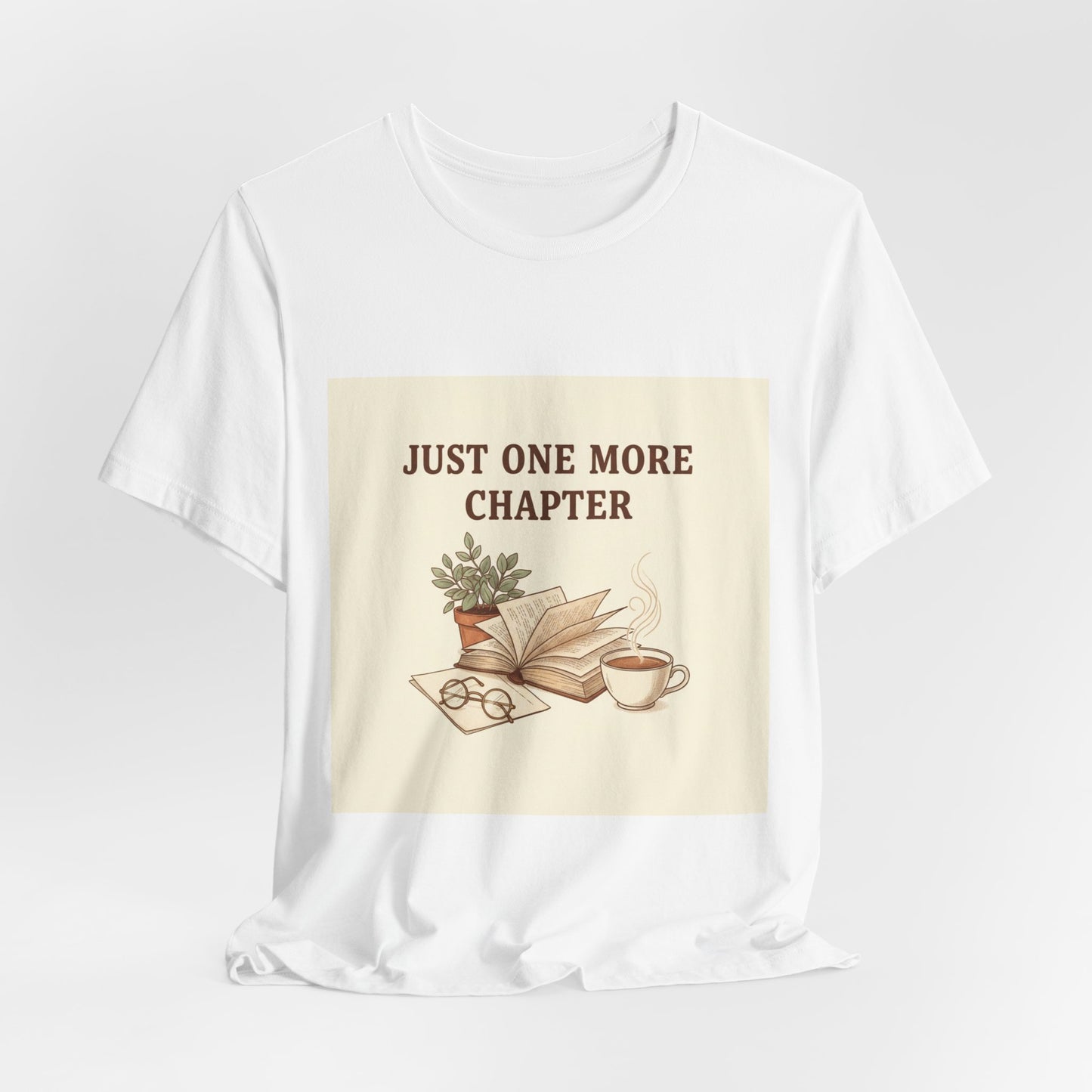 Just One More Chapter T-Shirt | Booklover Shirt, Reading Aesthetic