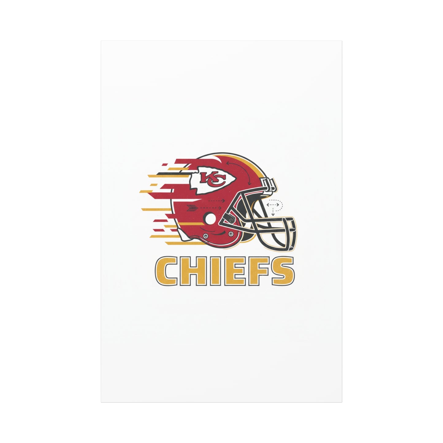 KC Chiefs Canvas  Wall Art