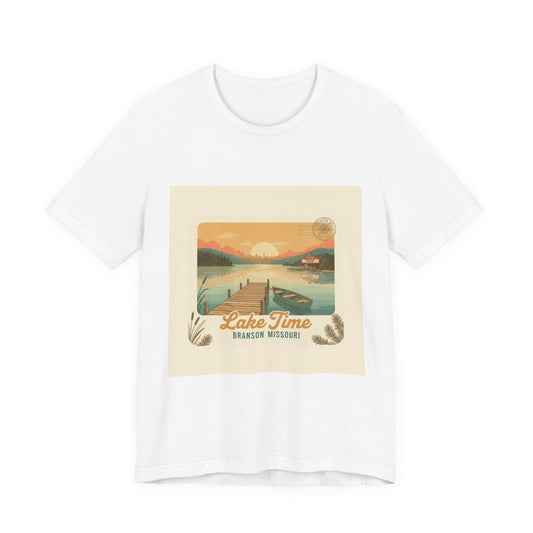 Lake Time Vintage Postcard  Tee