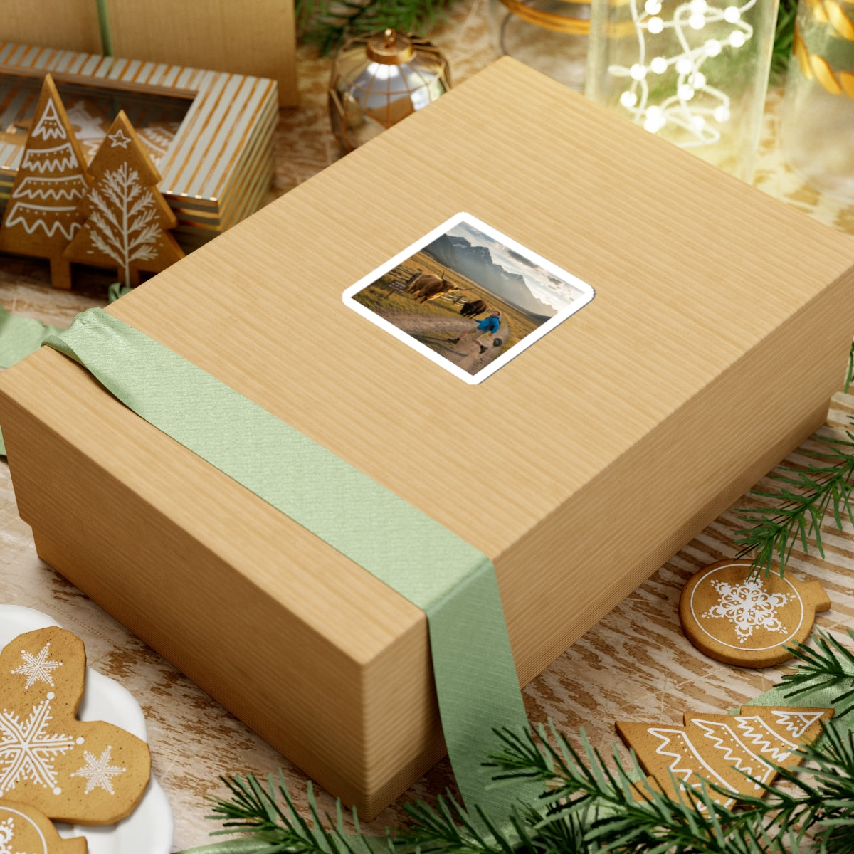 chased by buffalo | Cute Sarcasm, Soft Humor Decal