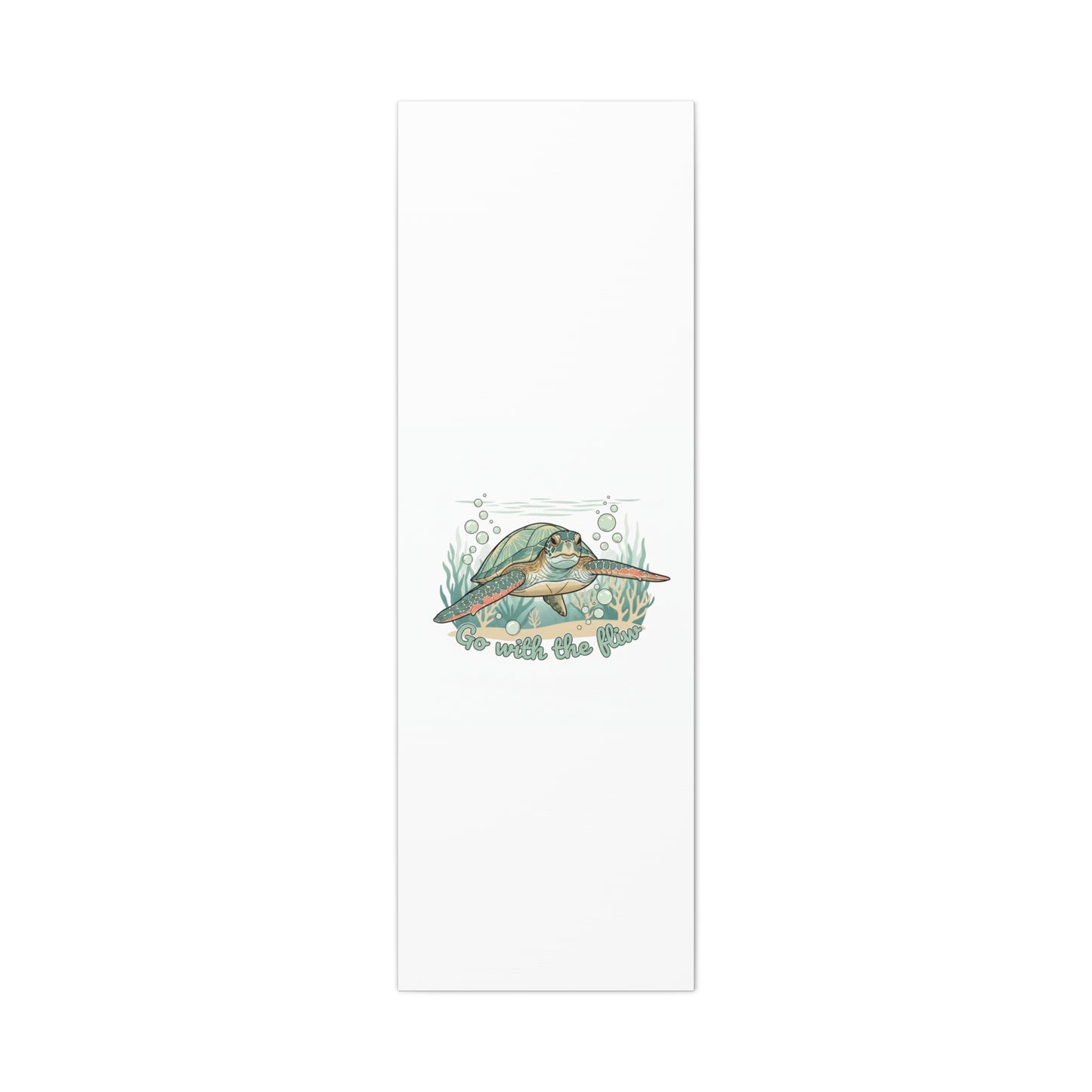 Go with the Flow Turtle Canvas