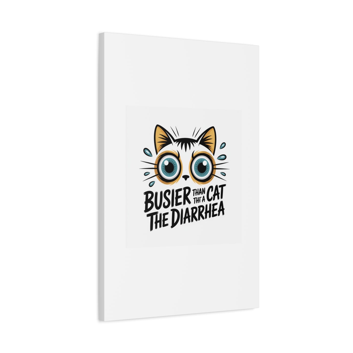 Humorous Cat  Canvas Wall Art