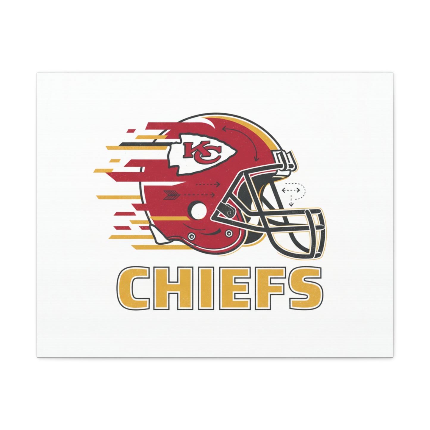 KC Chiefs Canvas  Wall Art