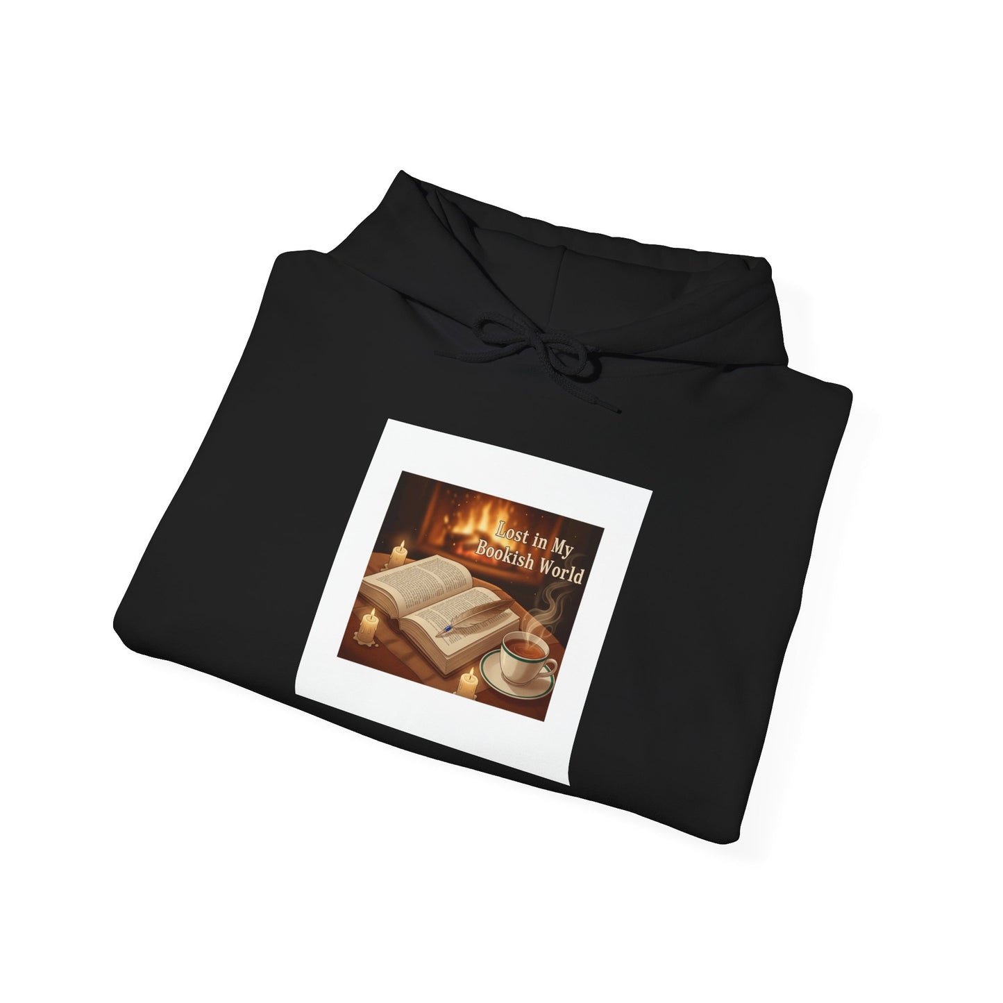 Cozy Reading Vibes Hoodie | book lover sweatshirt, library aesthetic