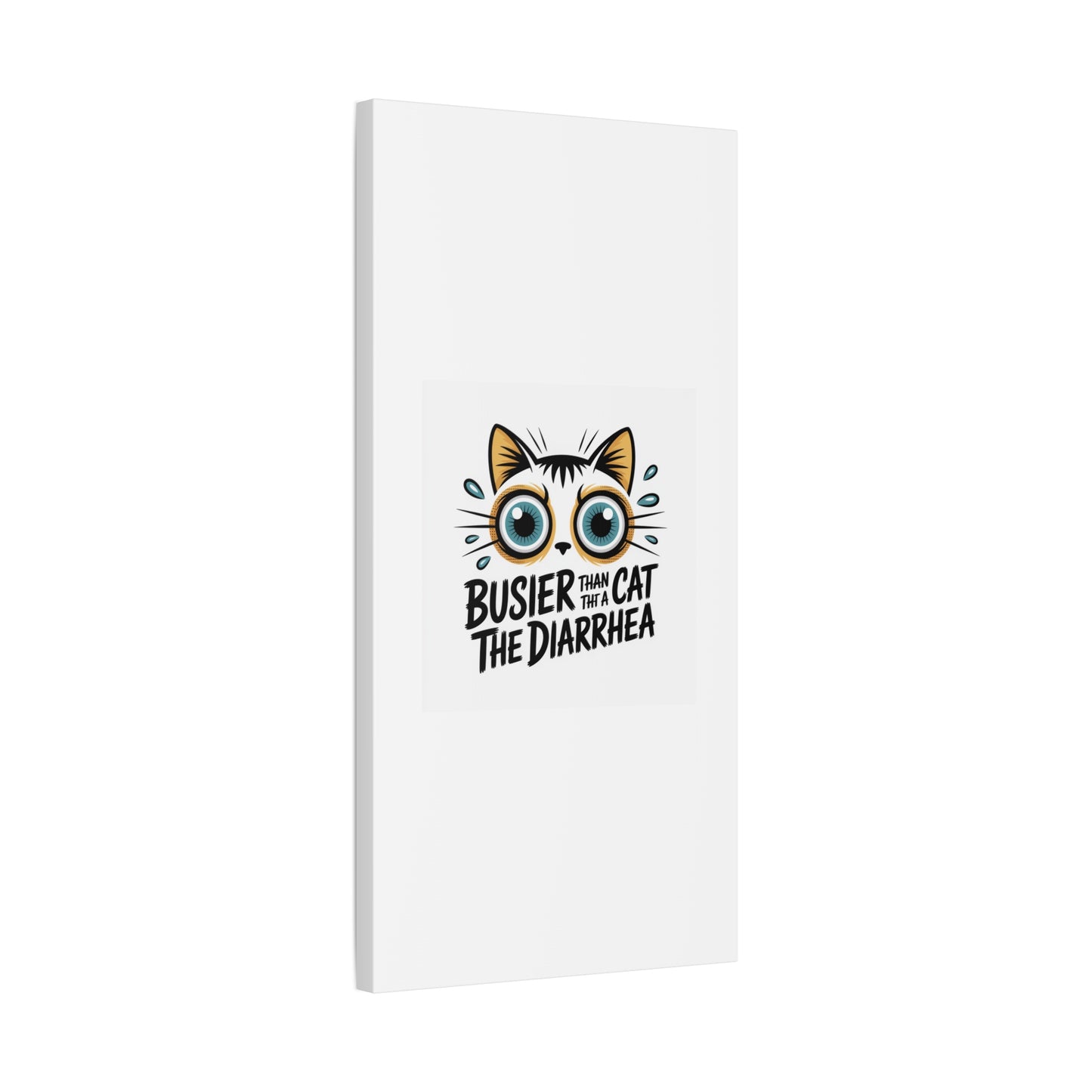 Humorous Cat  Canvas Wall Art
