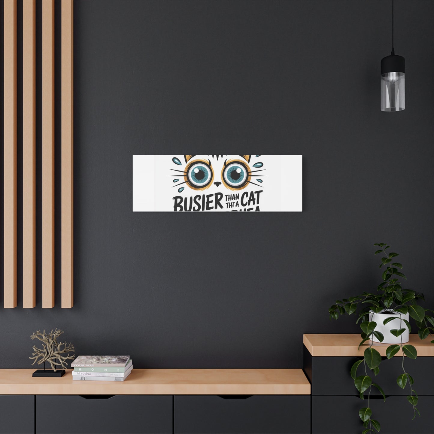 Humorous Cat  Canvas Wall Art