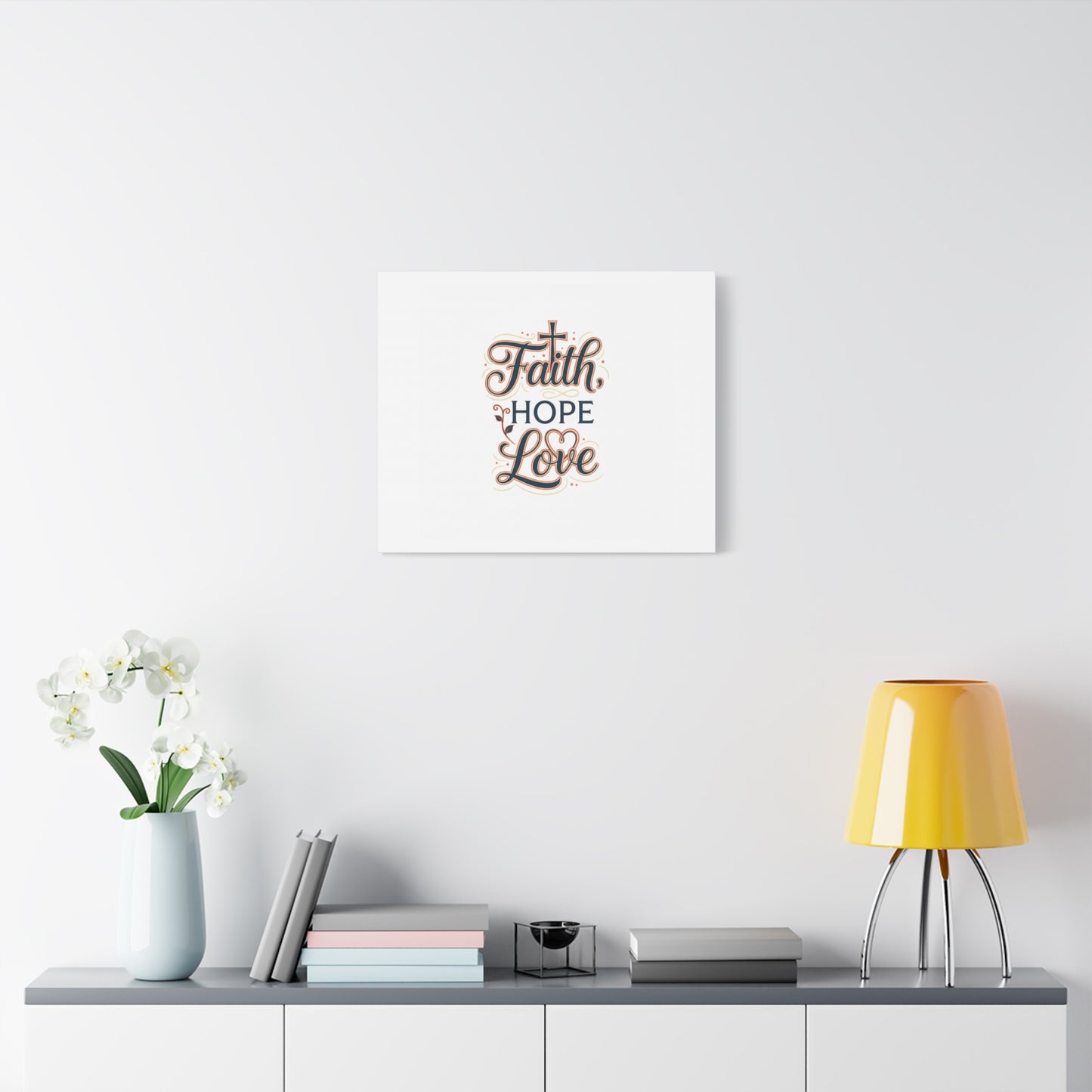 Faith Hope Love canvas, wall art