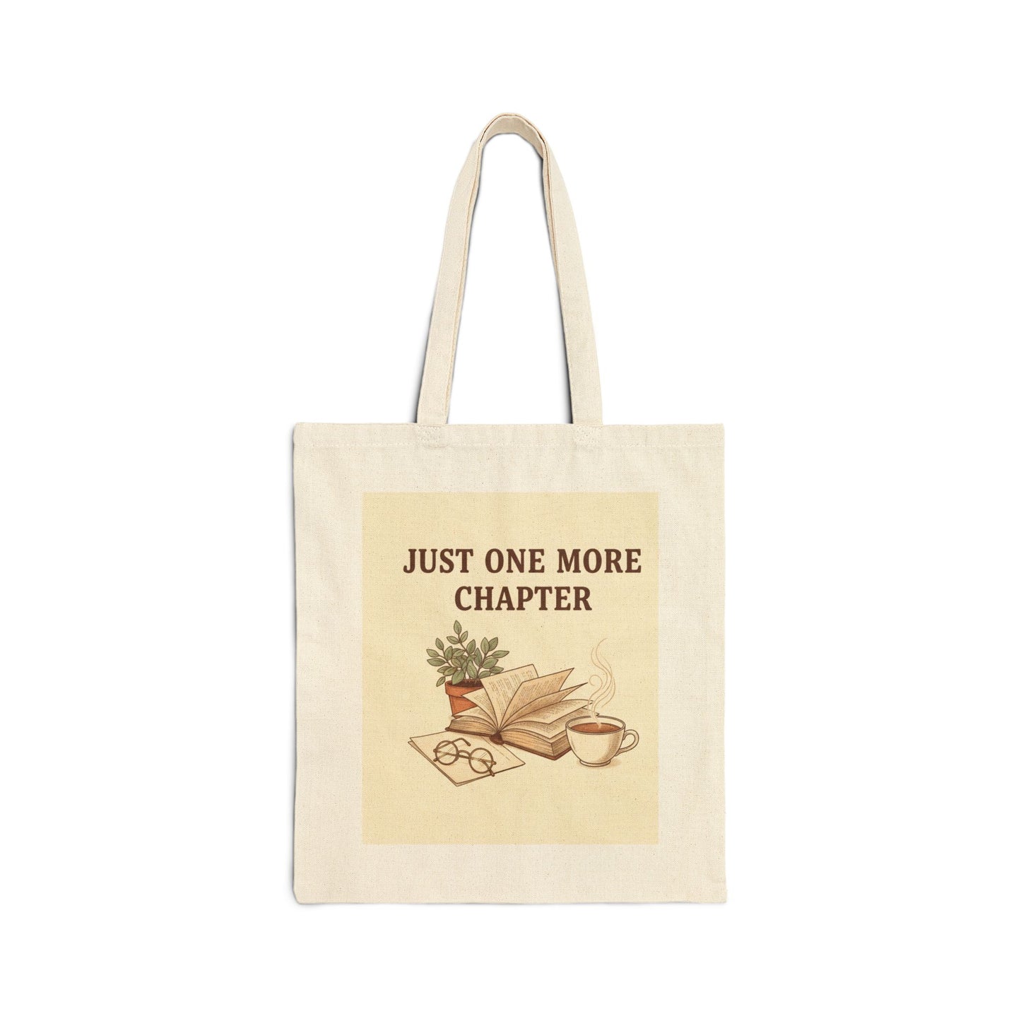 Just One More Chapter Tote | Reading Aesthetic, Bibliophile Tote