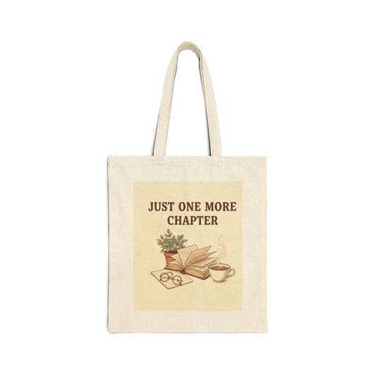 Just One More Chapter Tote | Reading Aesthetic, Bibliophile Tote