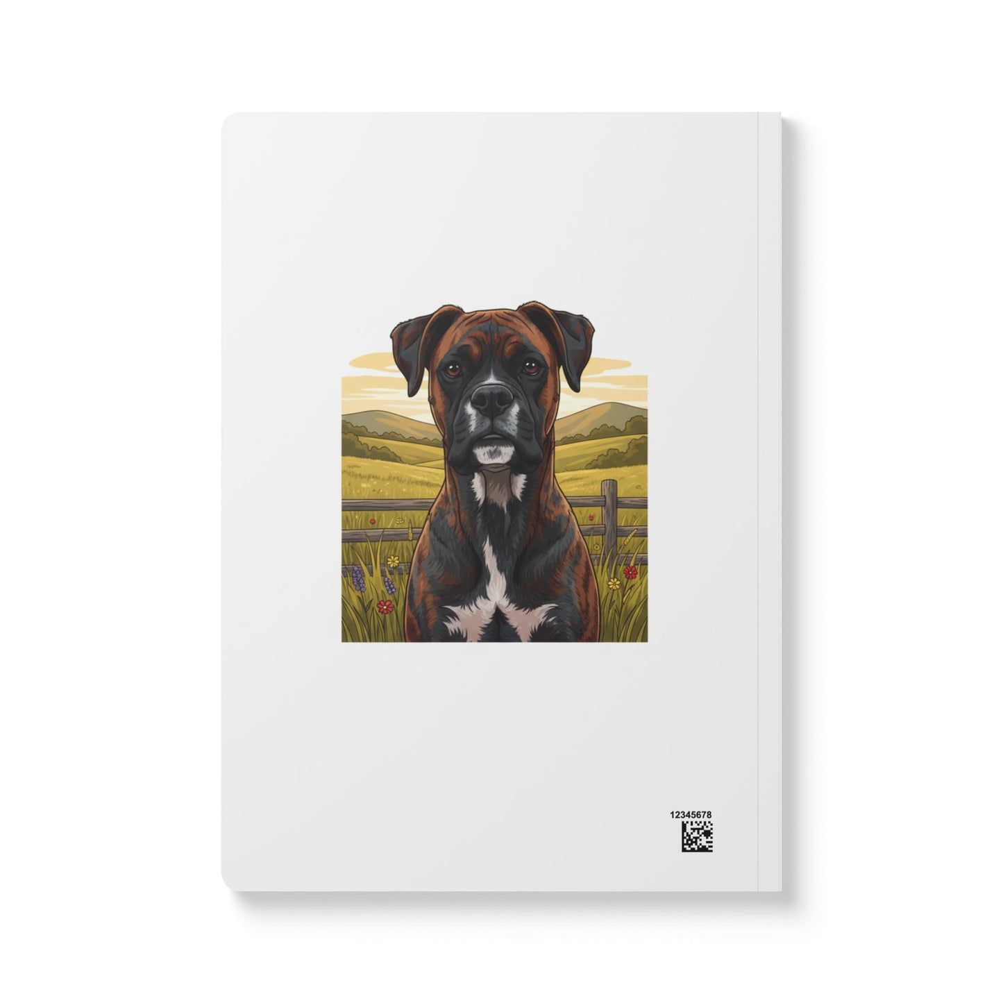 Boxer Dog ---Softcover Journal (with Inside Prints)