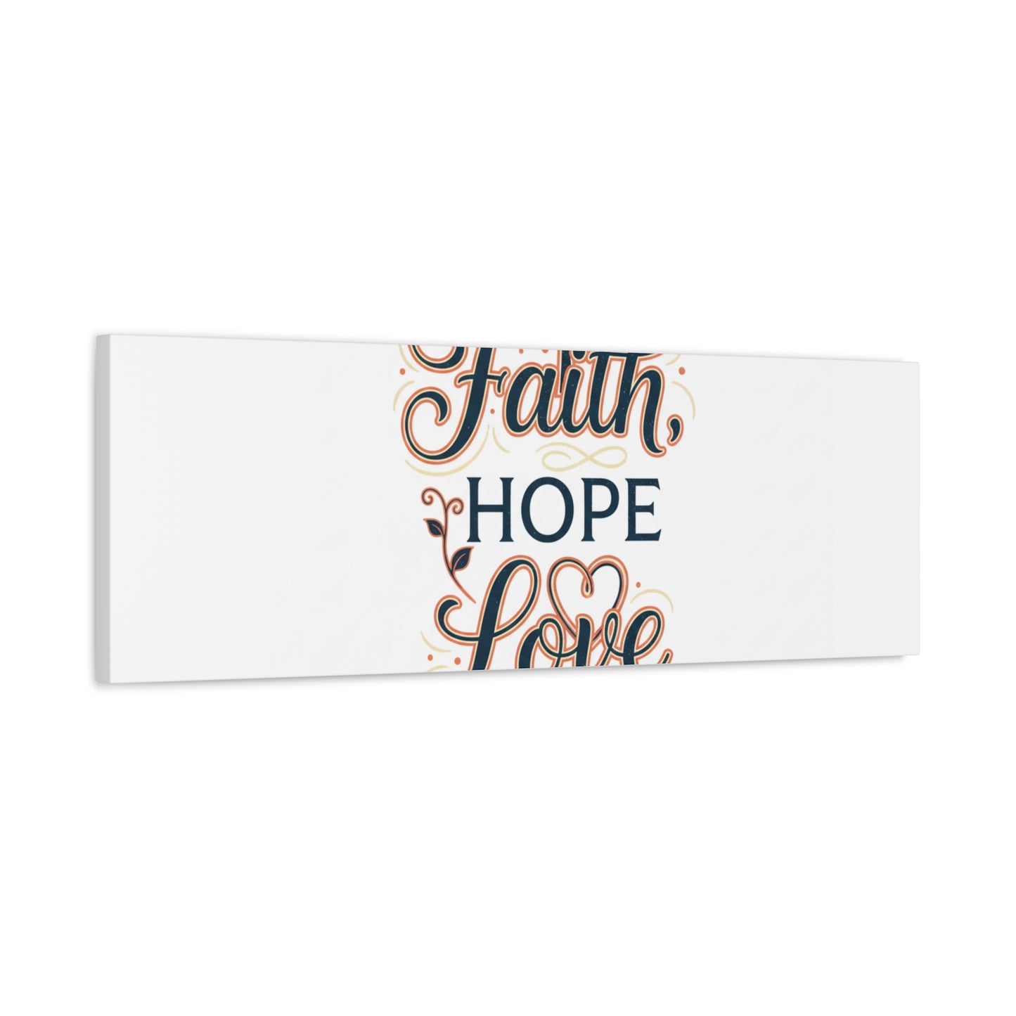 Faith Hope Love canvas, wall art