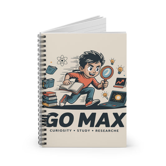 Go Max--Spiral Notebook - Ruled Line