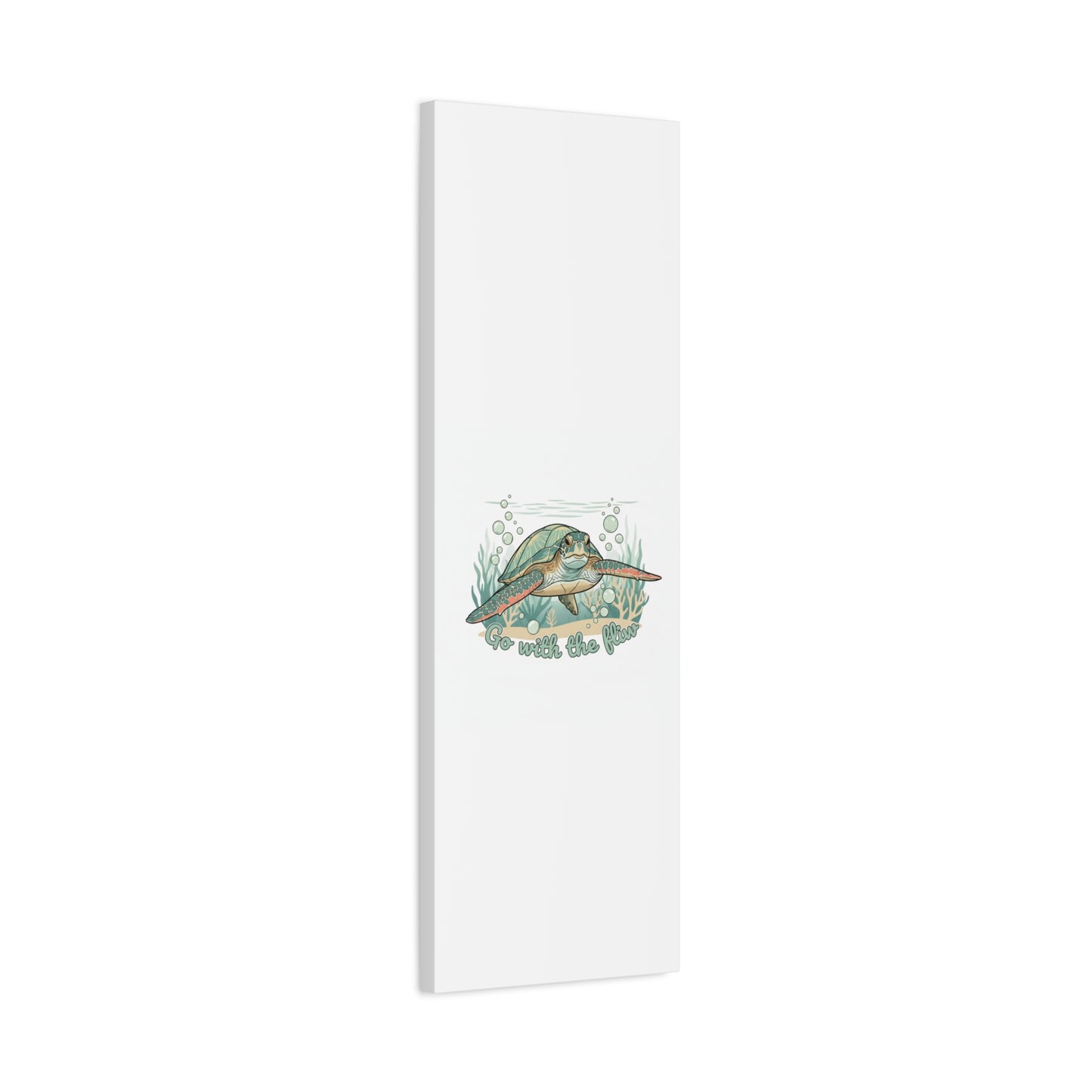 Go with the Flow Turtle Canvas